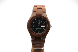 Gassen James Handmade Wooden Watch Rosewood (GJ3033RRB) - £85.24 GBP