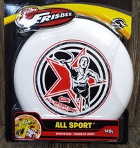 WHAM-O Frisbee All Sport Disc 140g White Flying Disc Beach Yard Disc Gol... - £7.75 GBP