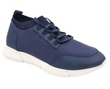 Bar III Men Lace Up Sock Sneakers Quinn Jogger Size US 9.5M Navy Blue Knit - £18.66 GBP