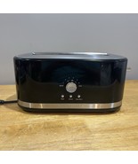 KitchenAid KMT4116OB 4 Slice Long Slot Toaster High Lift Lever, Onyx Black - $98.99