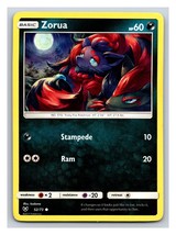 Pokemon Card Zorua Shining Legends Common 52/73 Non Holo PP5 - $1.93