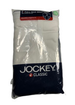 Men&#39;s Jockey Classic Briefs Size 34 Y Front 3 Pk Cotton White NEW VTG 2004 9007 - £27.96 GBP