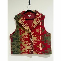 ORVIS Womens XL Vest Southwestern Aztec Geometric Yellowstone - $31.22