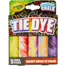 Crayola Tie-Dye Washable Sidewalk Chalk-4/Pkg - £17.11 GBP