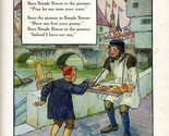 Simple Simon Meets a Pieman Going to the Fair Mother Goose Rhyme Print 1921 - $21.84