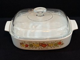 MINT! Corning Ware Le Romarin Covered Casserole Dish Spice of Life Lid A-10-B - £20.35 GBP