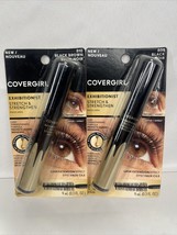 (2) Covergirl 805/810 BLACK Brown Exhibitionist Stretch &amp; Strengthen Mascaras - £6.24 GBP