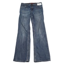 Hawk Jeans Boys 16R Blue Flat Front Slim Fit 5 Pocket Design Pants Bottoms - £22.75 GBP