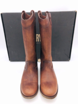 FRYE  Melissa Pull On Western Boots- Cognac, US 6M - £51.87 GBP