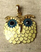 Enameled Owl Pendant - $16.95