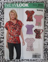 Simplicity Newlook 6915 Misses Top Size 8-18 NEW - $10.09