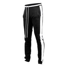 Brand-S41700 Mens Hip Hop Premium Slim Fit Track Pants - Athletic Jogger Bottom  - £39.33 GBP