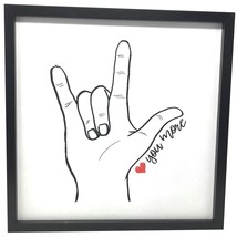 TX USA Corporation Love You More Finger Sign Wall Art - $30.90