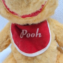 Vintage Walt Disney Winnie the Pooh Bib Plush California Stuffed Animal Sitting - £16.97 GBP
