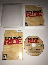 Tony Hawk Ride(Nintendo Wii) Game, Case &amp; Book-No Board-TESTED-RARE-SHIPS N 24HR - £6.54 GBP