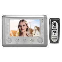 Wired Video Intercom System, 7&quot; Doorbell Door Phone System, Waterproof H... - £77.99 GBP