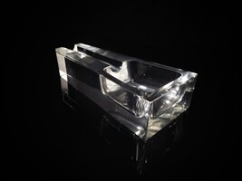 Dunhill Crystal Cigar Ashtray Measures 8.75" L x 4" W x 2.25" H image 6