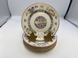 Set of 5 Puiforcat Limoges France TUNG HAI Appetizer / Bread Plates - £179.63 GBP