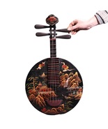  Yueqin moon guitar Paintings Old Collectibles Chinese string instruments - $6,209.58 MXN
