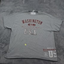 Washington DC USA Shirts Mens 2XL Gray Gildan Crew Neck Short Sleeve Tee - £15.80 GBP