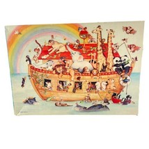 Springbok Hallmark Jigsaw Puzzle Animal Antic Aboard The Ark 100 Pieces Kids - £15.37 GBP