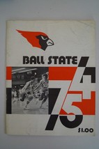 Vintage Basketball Media Press Guide Ball State University 1974 1975 - £11.69 GBP