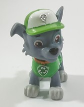 Paw Patrol Rocky Action Packed Pup Figure Green (INCOMPLETE WITHOUT BACK... - $4.94