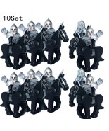 Lot 10 Pcs Knights Dark Sauron Horse Battle Army LOTR Minifigures Toys #9 - $18.99