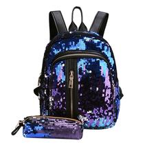 Ckpacks student school bag for teenage girls large capacity travel rucksack pack velvet thumb200
