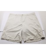 GREG NORMAN GOLF TASSO ELLA MEN’S TAN SHORTS  - SIZE 42 - $69 100% Polye... - £21.25 GBP