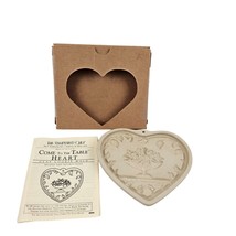 The Pampered Chef Come To The Table Heart Stoneware Family Heritage Baking Mold - £9.28 GBP