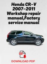 Honda CR-V 2007,2008,2009,2010,2011 Workshop repair manual,Factory servi... - €12,96 EUR