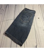 Seven7 Sunset Bermuda Denim Shorts, Size 12, Cotton Blend, Blue, Pockets - $24.99