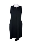 Eileen Fisher Black Organic Cotton Blend Sleeveless Dress With Pockets S/P - $616.96 MXN