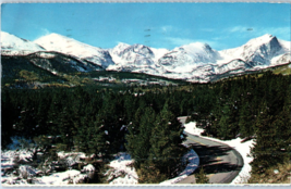 Scenic Bear Lake Road Rocky Mountain National Park Colorado Postcard Posted 1967 - £5.49 GBP