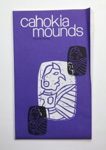 Vintage 1970s Cahokia Mounds State Park Illinois Fold Out Brochure - $8.00