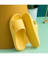 Summer Thick Platform Bathroom Home Slippers Women Fashion Soft Sole Ind... - £12.33 GBP