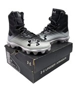 UNDER ARMOUR Highlight RM JR Football Cleats sz 4Y Kids Youth Black 3000... - $1,130.94 MXN