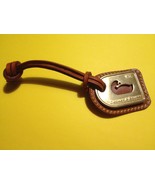 DOONEY and BOURKE Brass Duck and British Tan Leather Hang Tag - FREE SHI... - $20.00