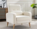Mid-Century Modern Accent Chair, Upholstered Armchair Living Room Chair,... - $352.99