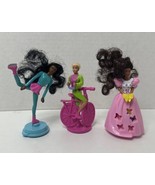 Lot of Barbie McDonalds set happy meal toy Skating Butterfly Biking - $146.60 MXN