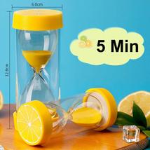 Fruits Model Hourglass 5/10/15/30/45/60 Minutes Sandglass Timers Kitchen Cooking - $12.73+