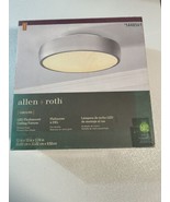 allen + roth 1448561 CAROLINE LED Chrome Flush Mount Ceiling Fixture - $106.70