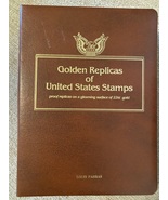 Golden Replicas of United States Stamps 72 Covers in Vinyl Sleeves and B... - £79.93 GBP