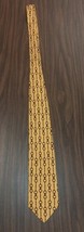 Brooks Brothers Makers Mens All Silk Yellow Geometric Patterned Neck Tie - $24.99