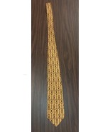 Brooks Brothers Makers Mens All Silk Yellow Geometric Patterned Neck Tie - $459.88 MXN