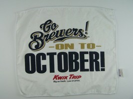 Milwaukee Brewers On To October Kwik Trip Collectible Towel 2018 - £5.43 GBP