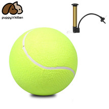 Jumbo 9.5&quot; Large Pet Dog Tennis Ball Thrower Chucker Launcher Play Toy W/ Pump - £22.37 GBP