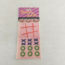  Vintage stickety doo da stickers tic tac doe Gibson greeting tic tac toe  - $19.75