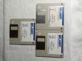 3 Floppy Disk Lot DOS GEOS 1.20 Ver 082391 Vintage - £23.55 GBP